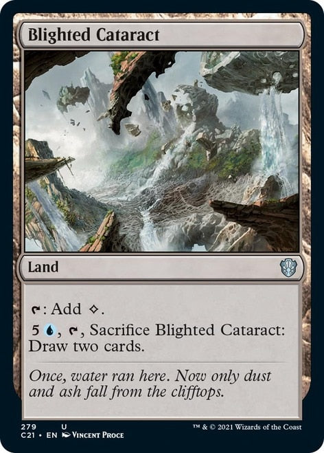 Blighted Cataract [Commander 2021] | Webway Games