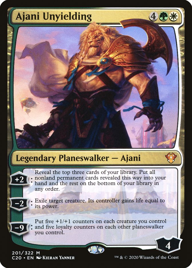 Ajani Unyielding [Commander 2020] | Webway Games