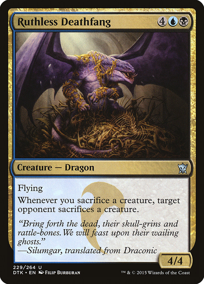 Ruthless Deathfang [Dragons of Tarkir] | Webway Games
