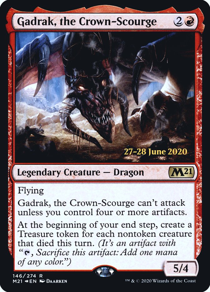 Gadrak, the Crown-Scourge  [Core Set 2021 Prerelease Promos] | Webway Games