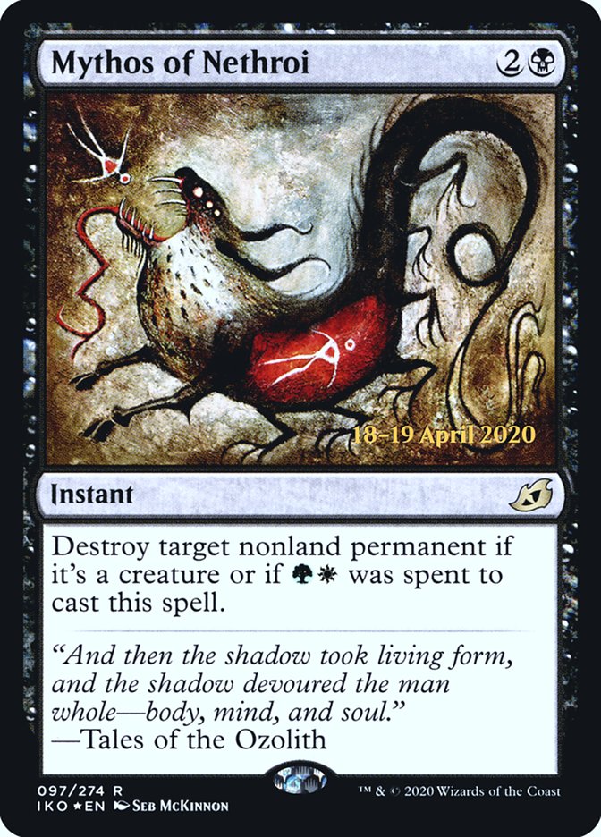 Mythos of Nethroi  [Ikoria: Lair of Behemoths Prerelease Promos] | Webway Games