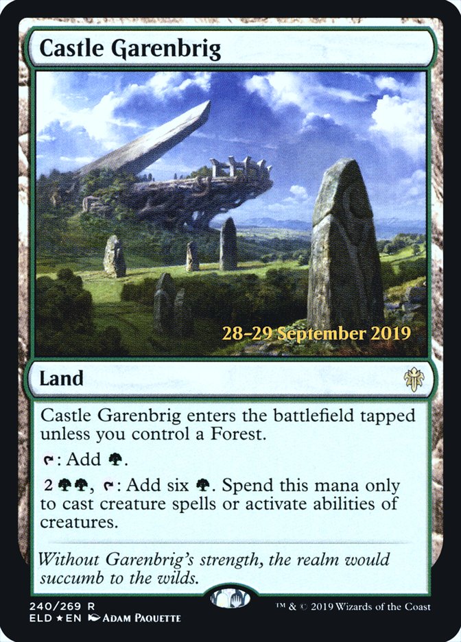 Castle Garenbrig  [Throne of Eldraine Prerelease Promos] | Webway Games