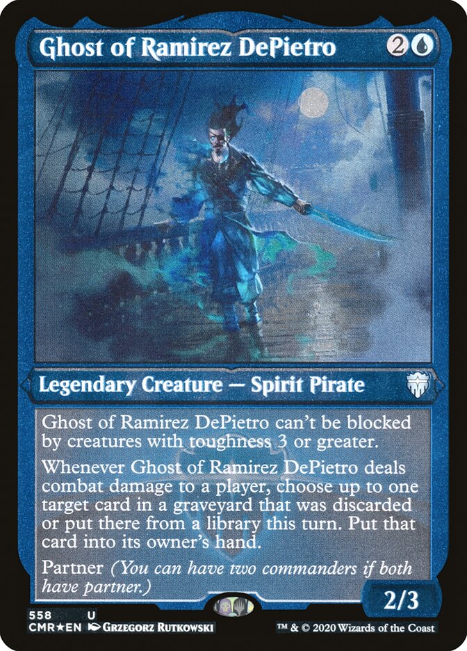 Ghost of Ramirez DePietro [Commander Legends Etched] | Webway Games