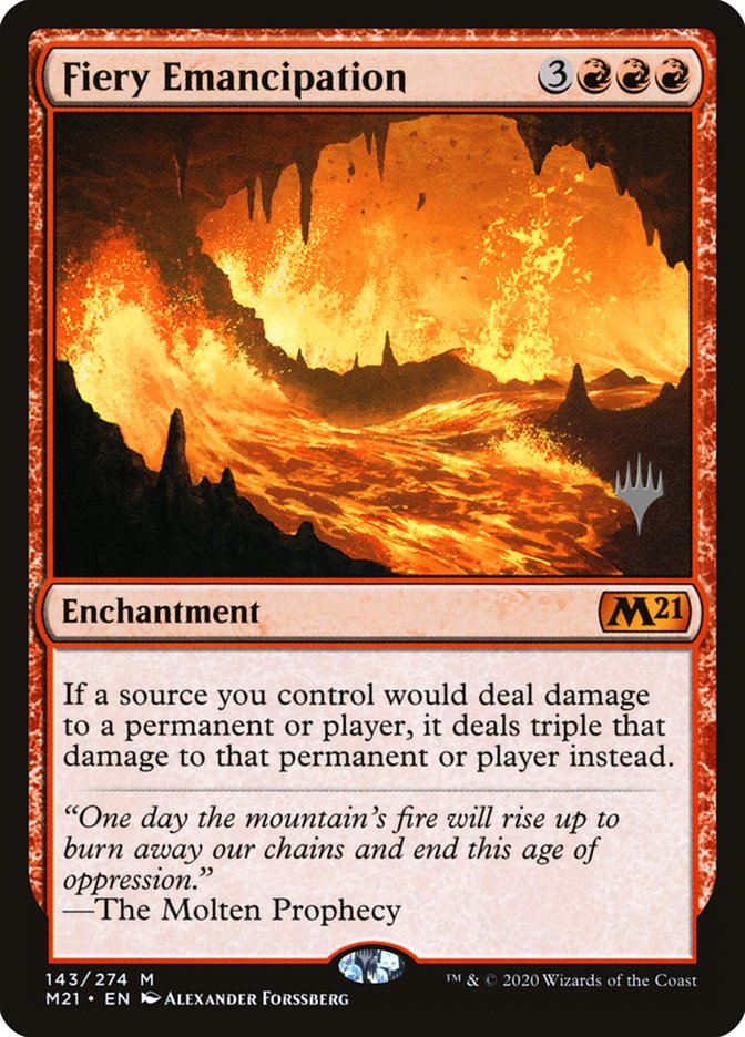Fiery Emancipation (Promo Pack) [Core Set 2021 Promos] | Webway Games