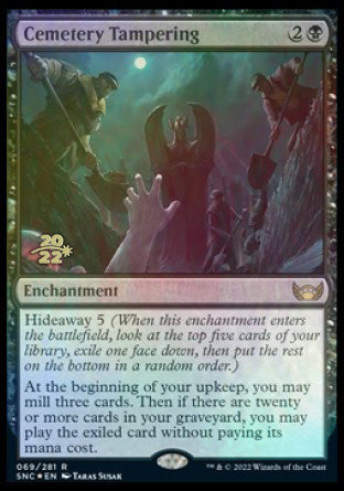 Cemetery Tampering [Streets of New Capenna Prerelease Promos] | Webway Games