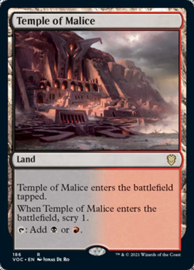Temple of Malice [Innistrad: Crimson Vow Commander] | Webway Games