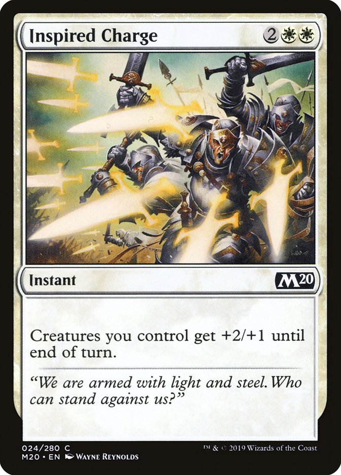 Inspired Charge [Core Set 2020] | Webway Games