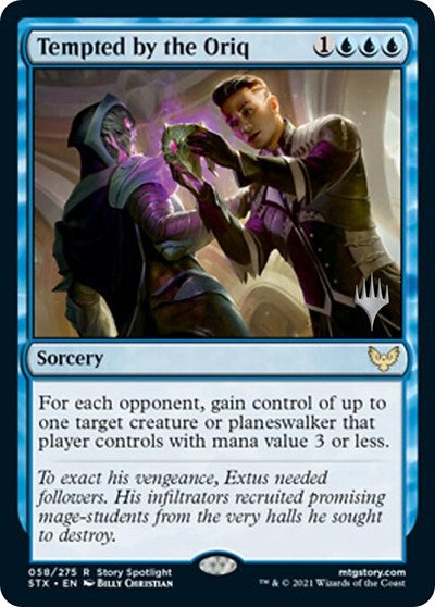 Tempted by the Oriq (Promo Pack) [Strixhaven: School of Mages Promos] | Webway Games