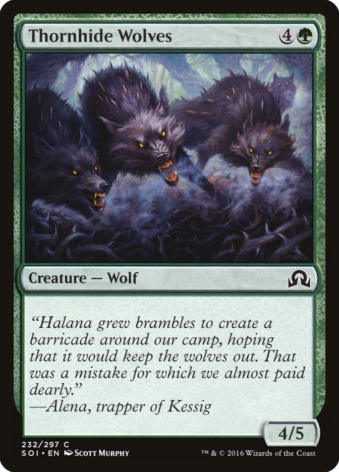 Thornhide Wolves [Shadows over Innistrad] | Webway Games