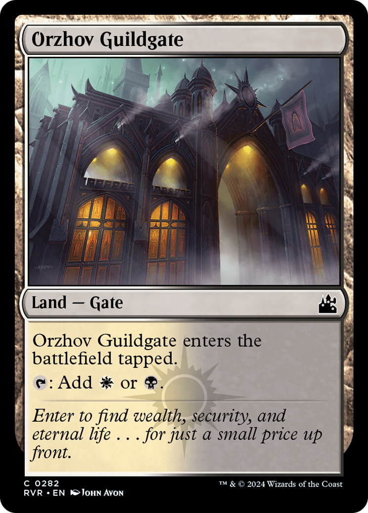 Orzhov Guildgate [Ravnica Remastered] | Webway Games