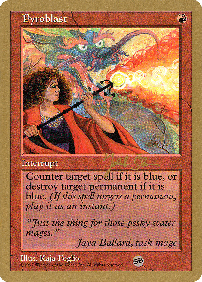 Pyroblast (Jakub Slemr) (SB) [World Championship Decks 1997] | Webway Games