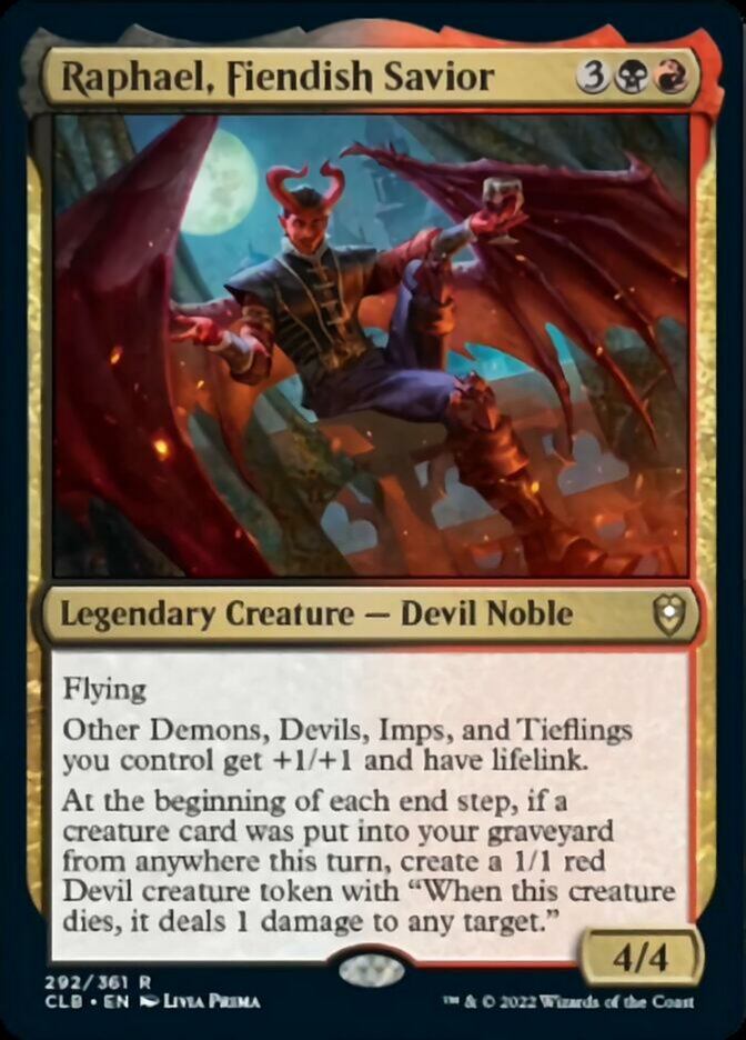 Raphael, Fiendish Savior [Commander Legends: Battle for Baldur's Gate] | Webway Games