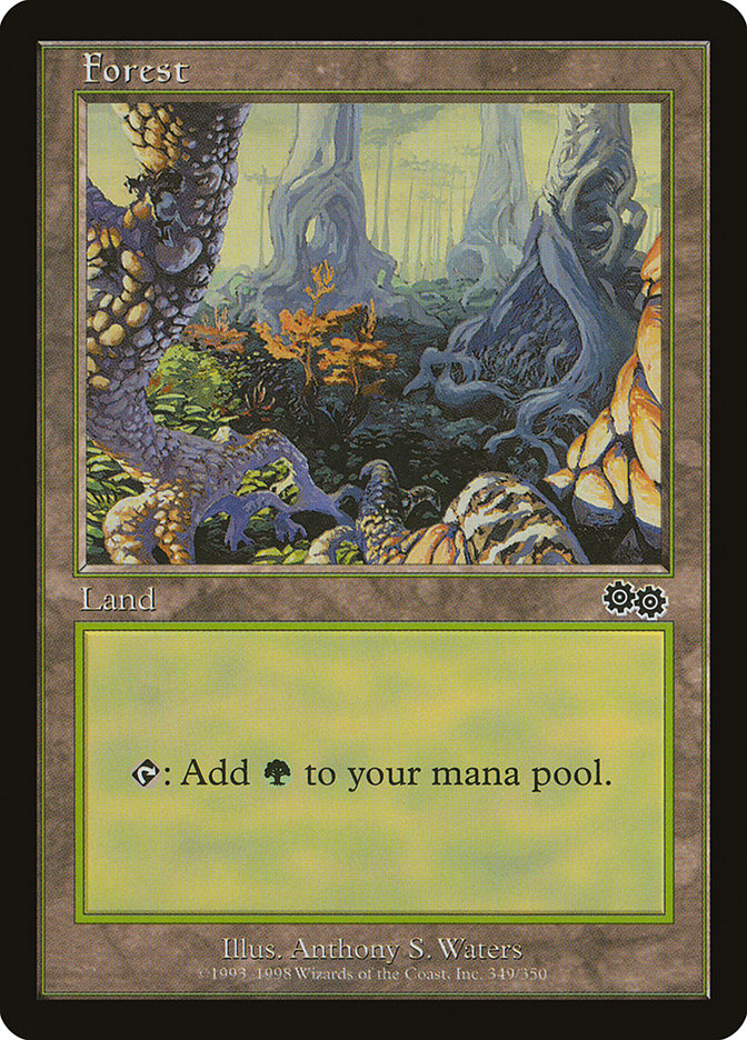 Forest (#349) [Urza's Saga] | Webway Games