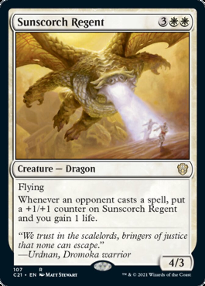 Sunscorch Regent [Commander 2021] | Webway Games