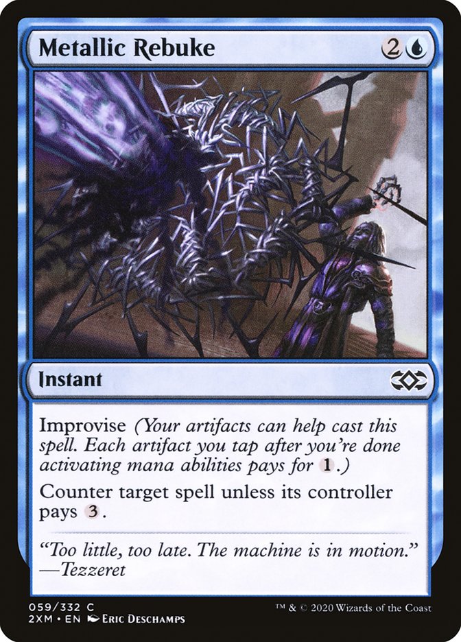Metallic Rebuke [Double Masters] | Webway Games