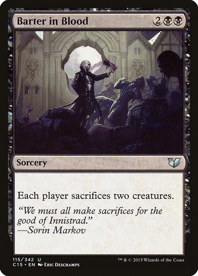 Barter in Blood [Commander 2015] | Webway Games