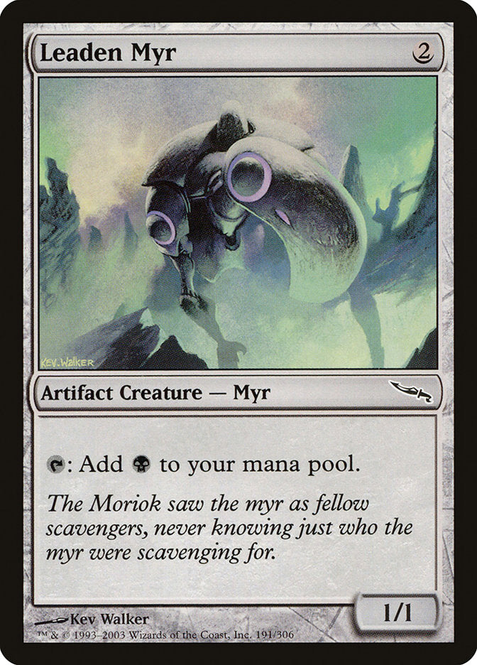 Leaden Myr [Mirrodin] | Webway Games
