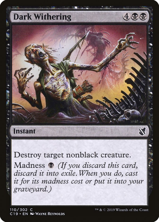 Dark Withering [Commander 2019] | Webway Games