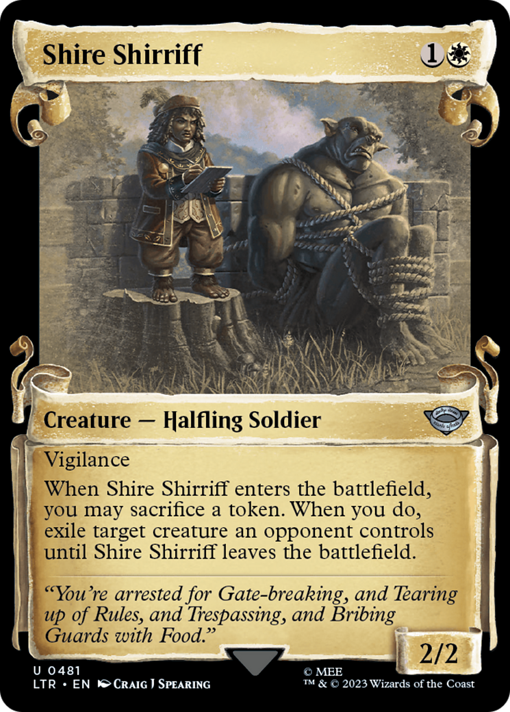 Shire Shirriff [The Lord of the Rings: Tales of Middle-Earth Showcase Scrolls] | Webway Games