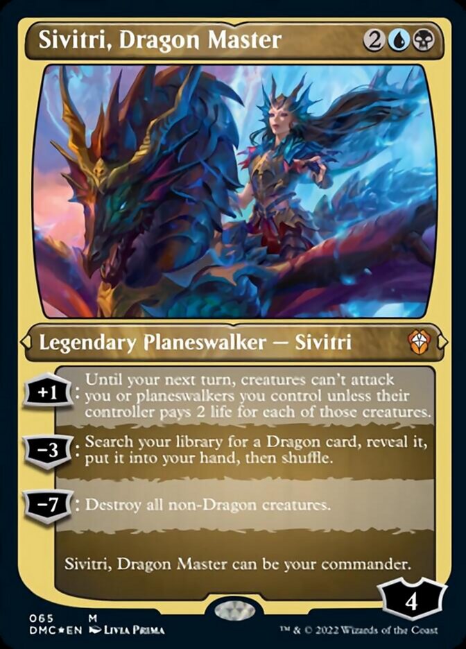 Sivitri, Dragon Master (Foil Etched) [Dominaria United Commander] | Webway Games