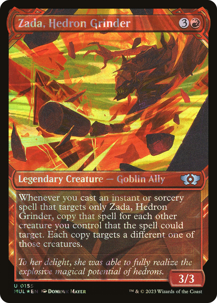 Zada, Hedron Grinder (Halo Foil) [Multiverse Legends] | Webway Games