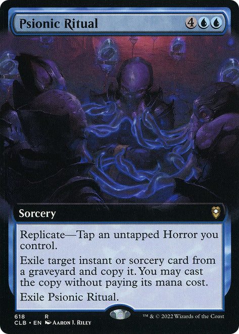 Psionic Ritual (Extended Art) [Commander Legends: Battle for Baldur's Gate] | Webway Games