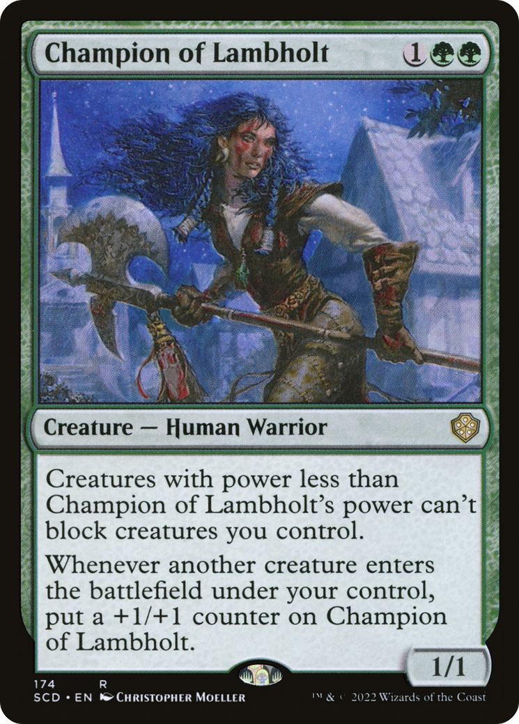 Champion of Lambholt [Starter Commander Decks] | Webway Games