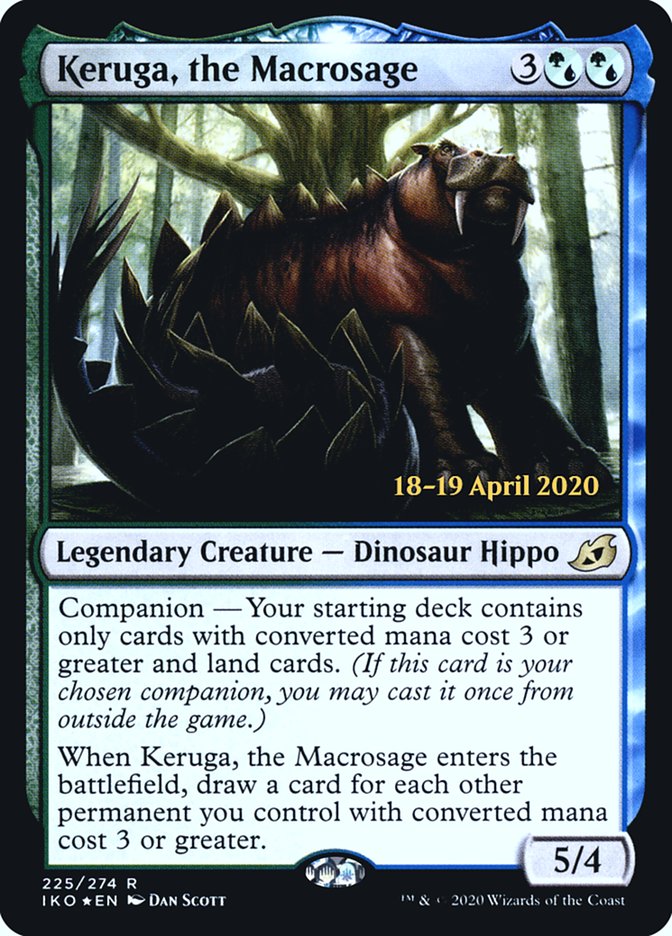 Keruga, the Macrosage  [Ikoria: Lair of Behemoths Prerelease Promos] | Webway Games