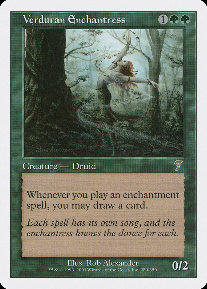 Verduran Enchantress [Seventh Edition] | Webway Games