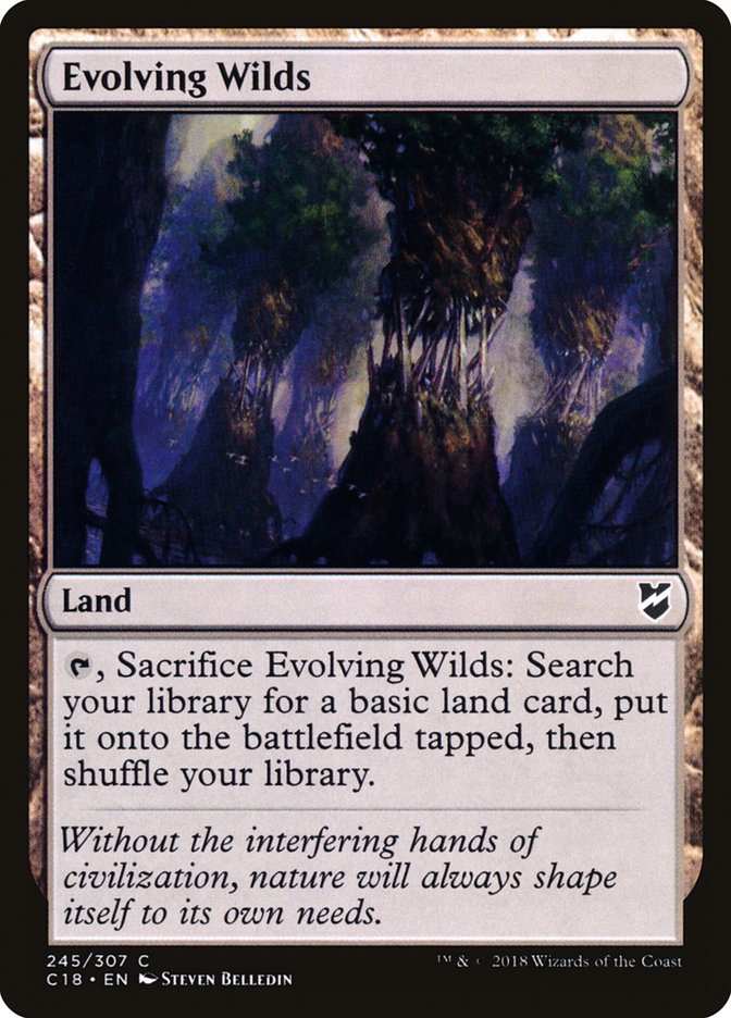 Evolving Wilds [Commander 2018] | Webway Games
