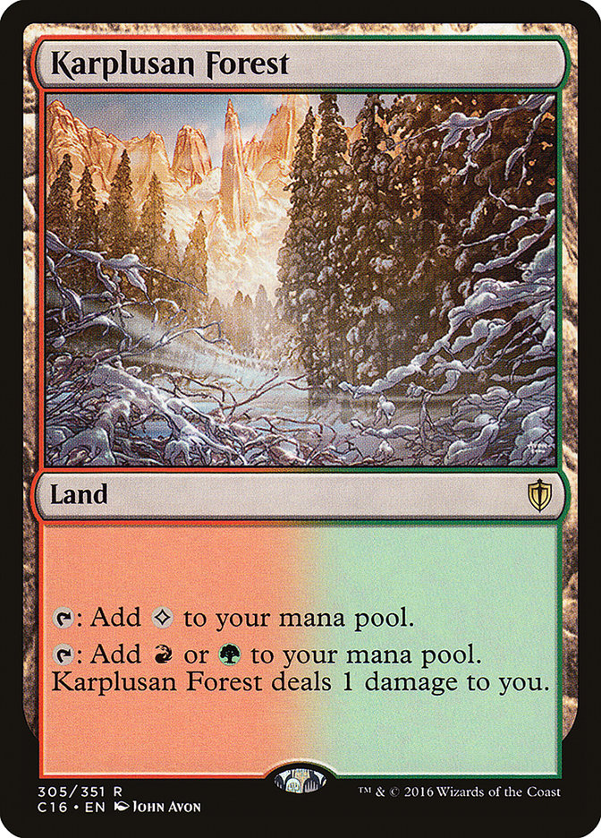 Karplusan Forest [Commander 2016] | Webway Games