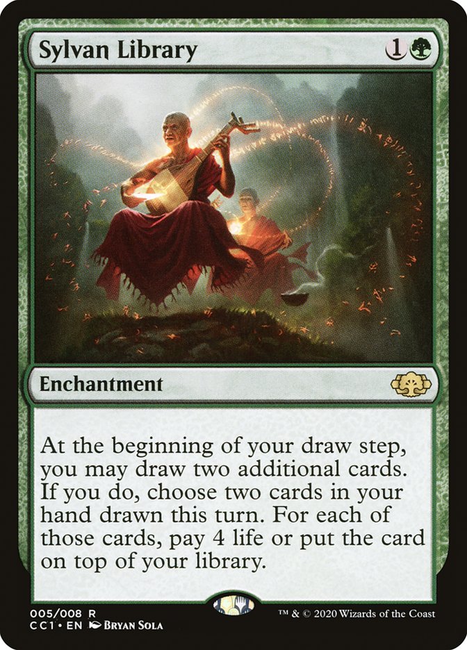 Sylvan Library [Commander Collection: Green] | Webway Games