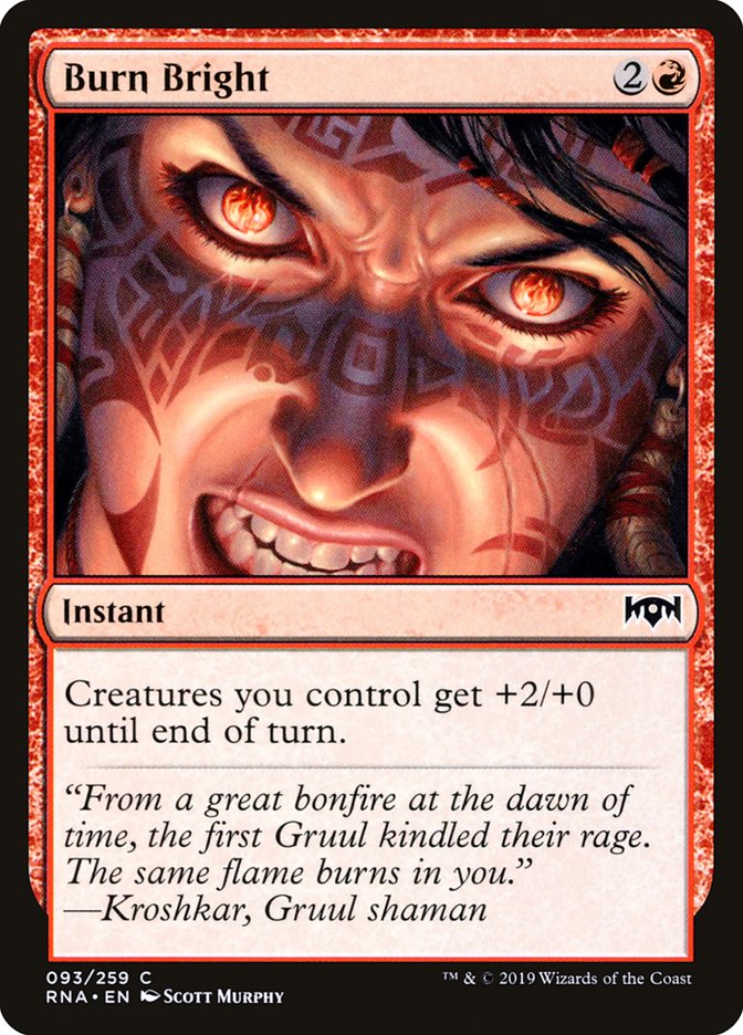 Burn Bright [Ravnica Allegiance] | Webway Games