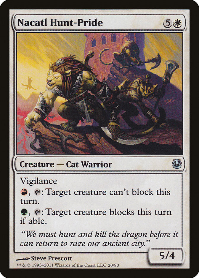 Nacatl Hunt-Pride [Duel Decks: Ajani vs. Nicol Bolas] | Webway Games
