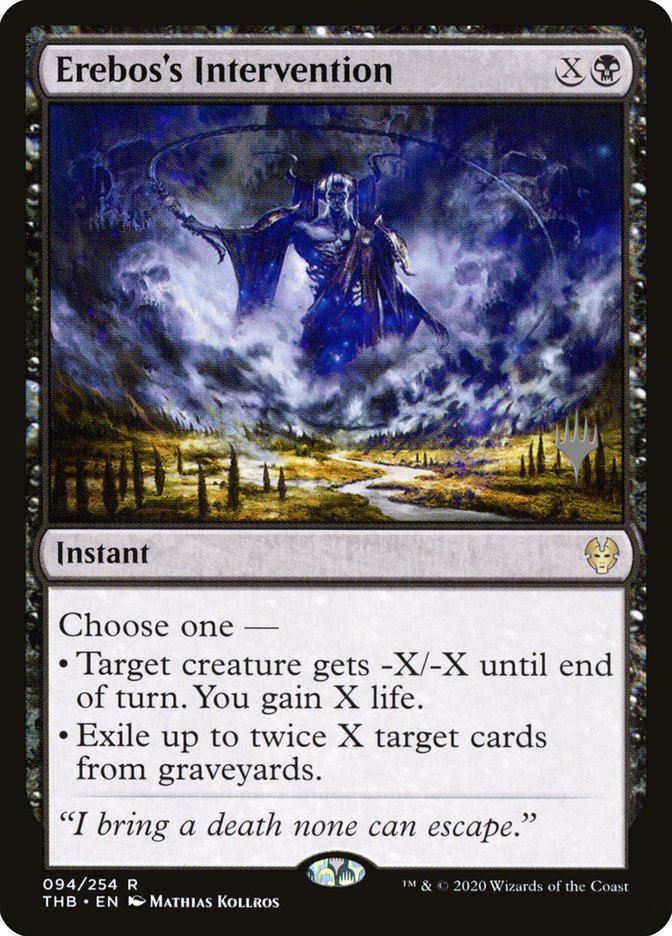 Erebos's Intervention (Promo Pack) [Theros Beyond Death Promos] | Webway Games
