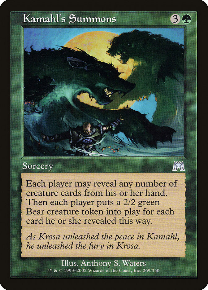 Kamahl's Summons [Onslaught] | Webway Games