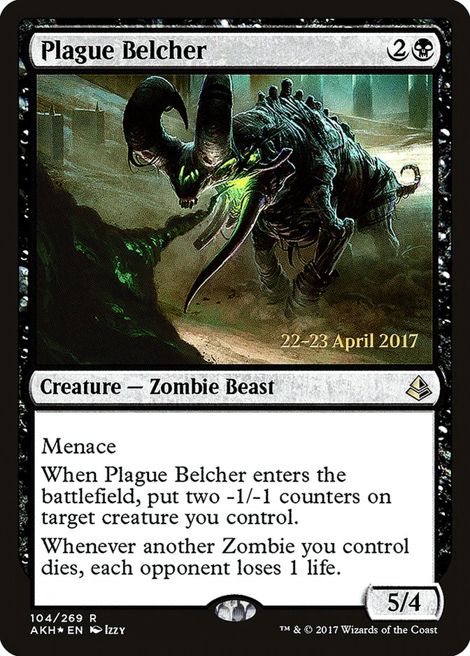 Plague Belcher  (Prerelease) [Amonkhet Prerelease Promos] | Webway Games