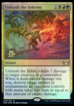 Unleash the Inferno [Streets of New Capenna Prerelease Promos] | Webway Games