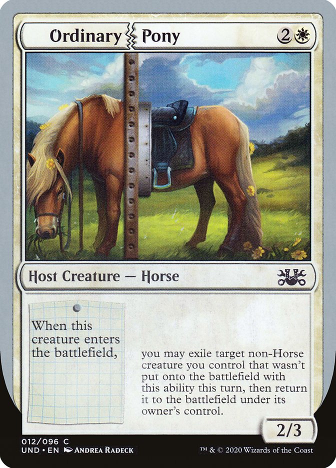 Ordinary Pony [Unsanctioned] | Webway Games