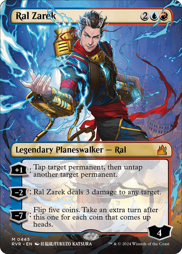 Ral Zarek (Anime Borderless) [Ravnica Remastered] | Webway Games