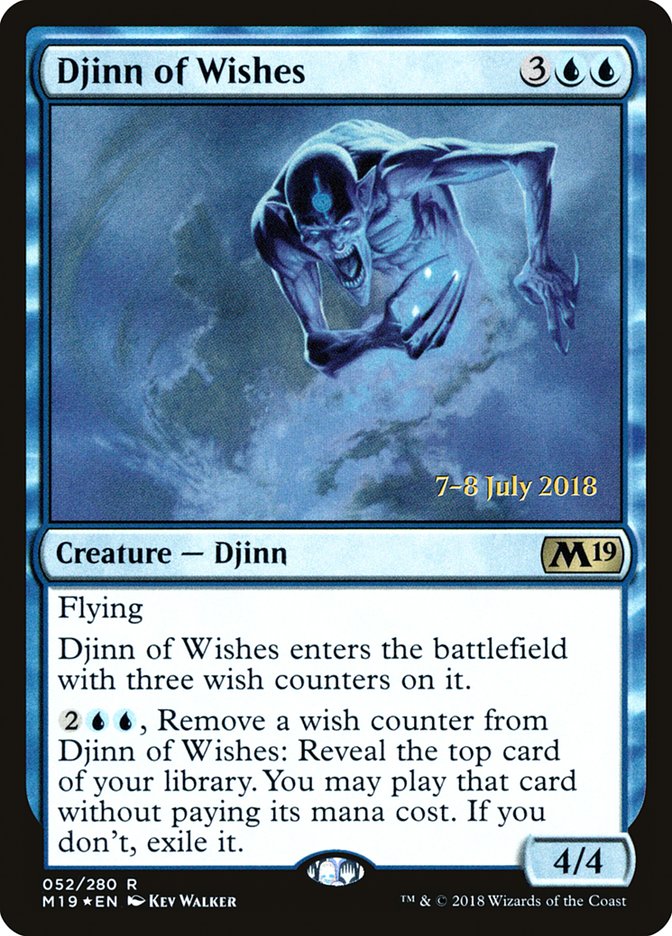 Djinn of Wishes  [Core Set 2019 Prerelease Promos] | Webway Games