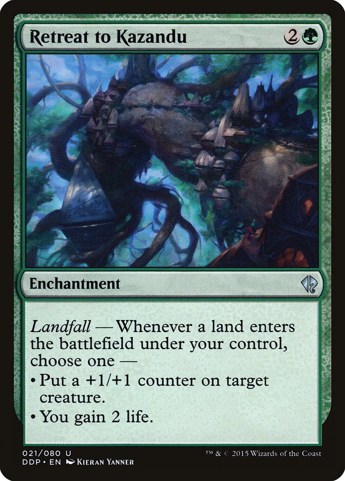 Retreat to Kazandu [Duel Decks: Zendikar vs. Eldrazi] | Webway Games