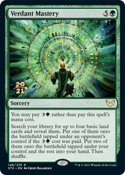Verdant Mastery [Strixhaven: School of Mages Prerelease Promos] | Webway Games