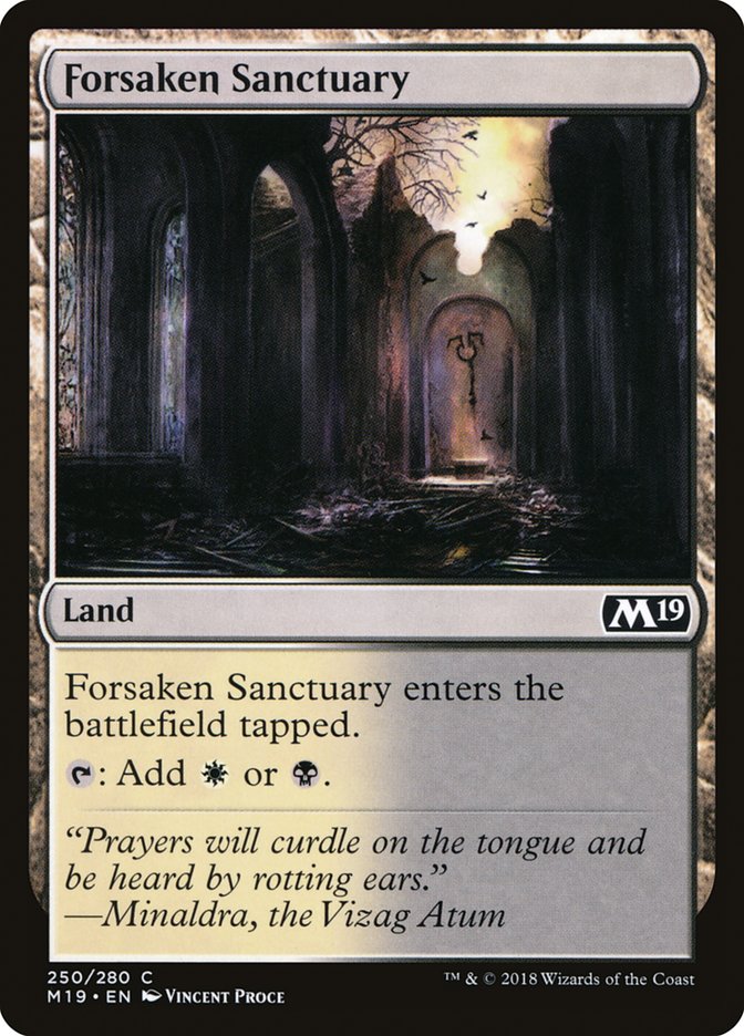 Forsaken Sanctuary [Core Set 2019] | Webway Games