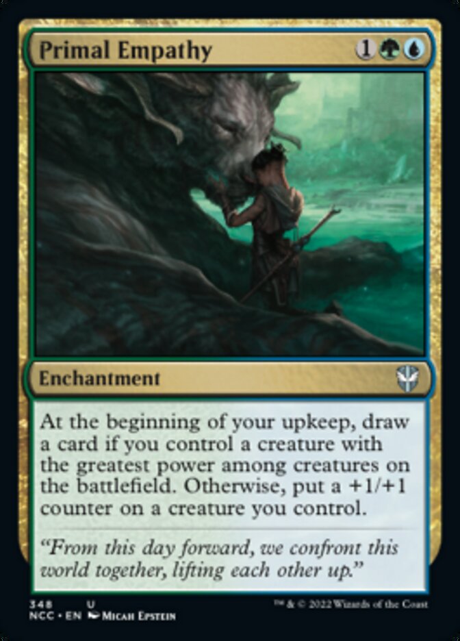 Primal Empathy [Streets of New Capenna Commander] | Webway Games