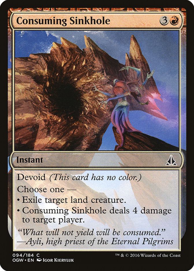 Consuming Sinkhole [Oath of the Gatewatch] | Webway Games