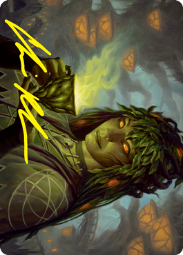 Dina, Soul Steeper Art Card (Gold-Stamped Signature) [Strixhaven: School of Mages Art Series] | Webway Games