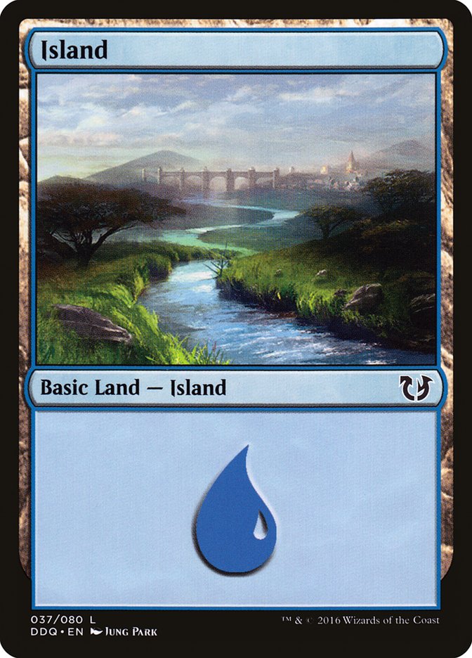 Island (#37) [Duel Decks: Blessed vs. Cursed] | Webway Games