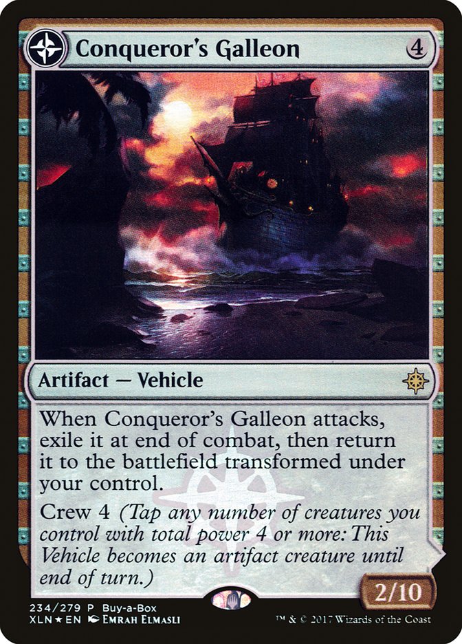 Conqueror's Galleon // Conqueror's Foothold (Buy-A-Box) [Ixalan Treasure Chest] | Webway Games