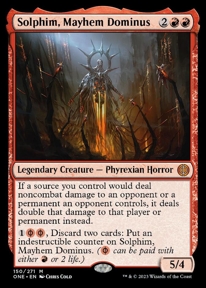 Solphim, Mayhem Dominus [Phyrexia: All Will Be One] | Webway Games